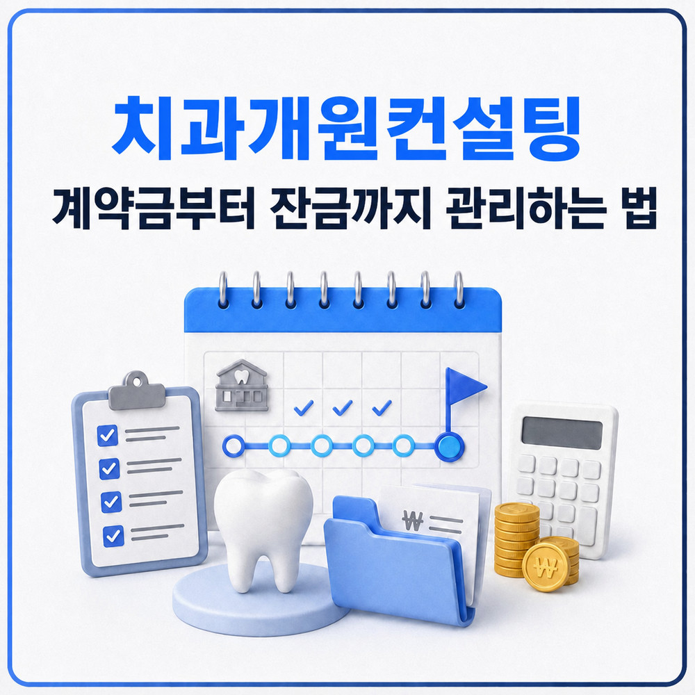 치과 개원 자금 흐름 정리
