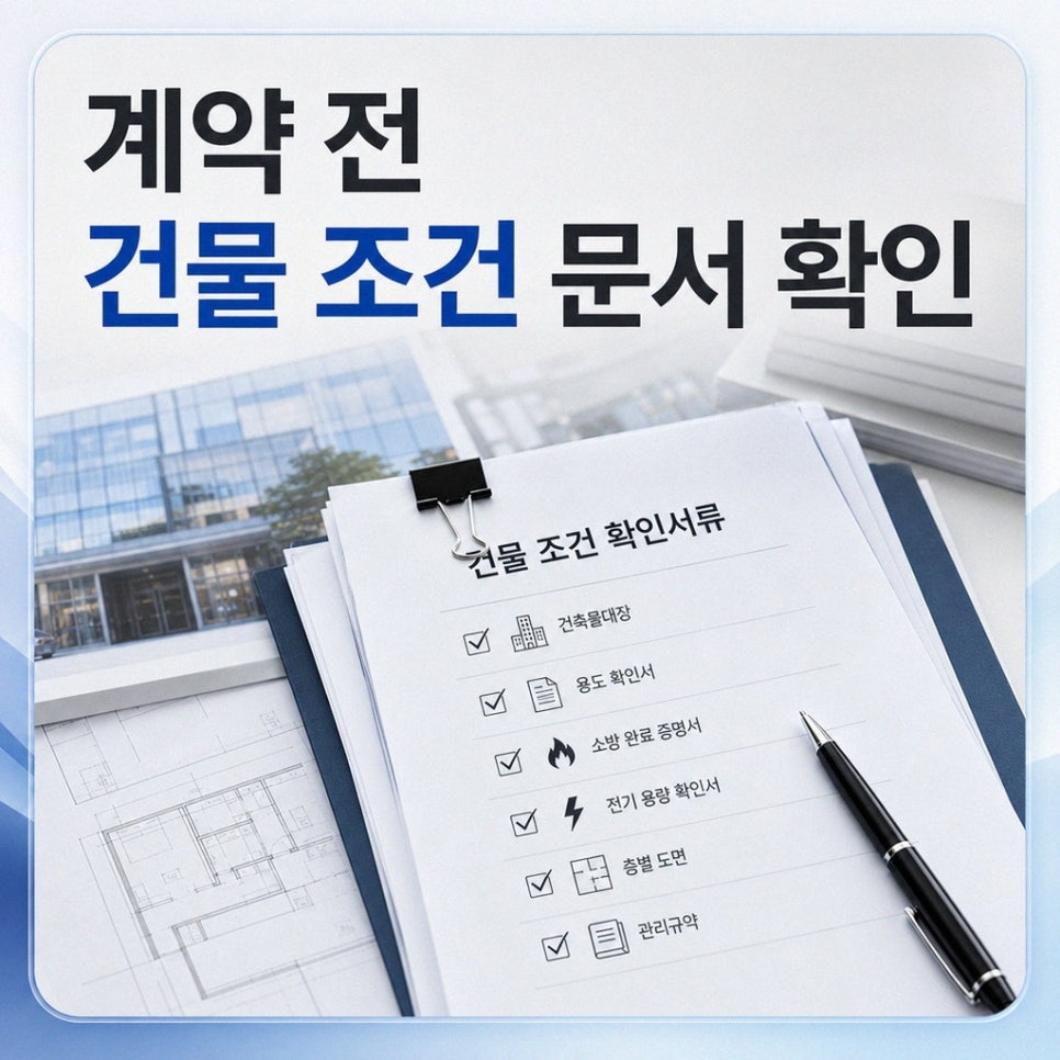 치과 입지 계약 문서 점검