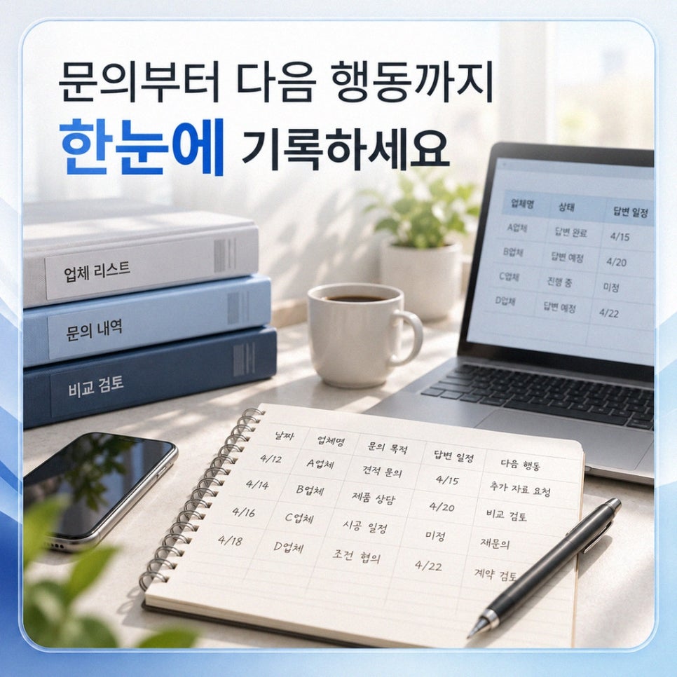 치과장비업체일정기록
